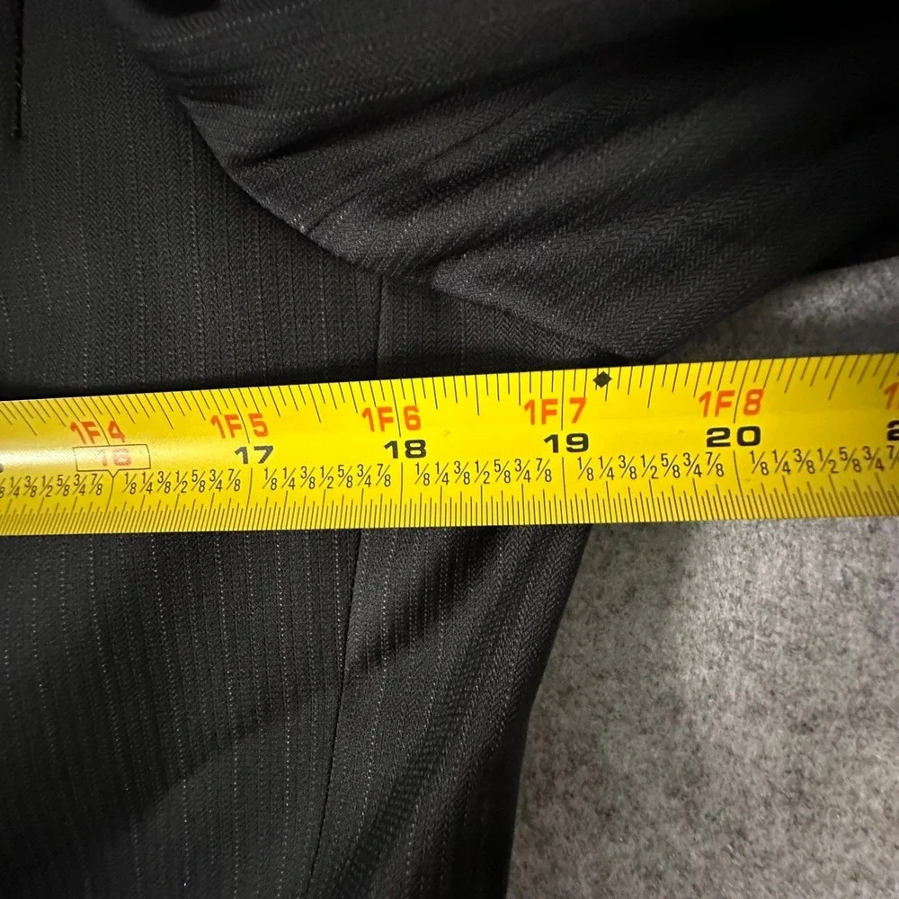 Ermenegildo Zegna Saks Fifth Avenue Blazer Mens 38 Black Wool Slim Fit